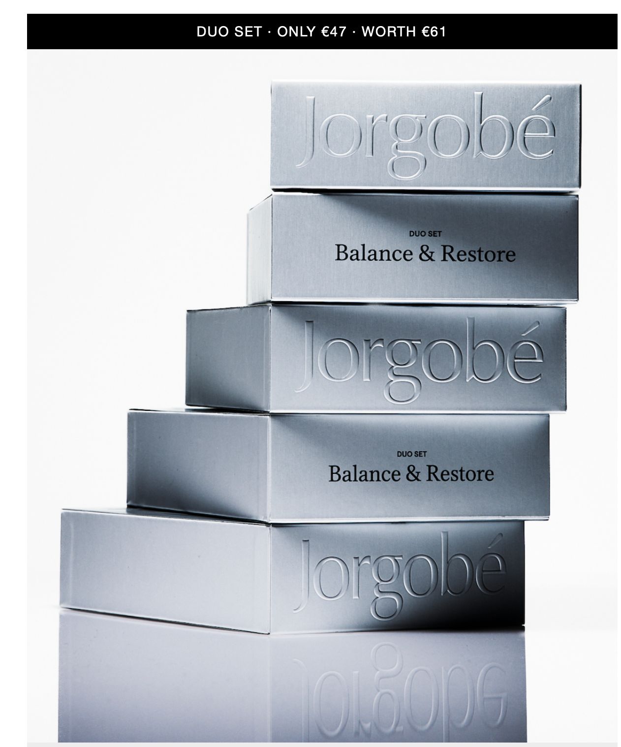 Jorgobé Balance & Restore Pflegesets